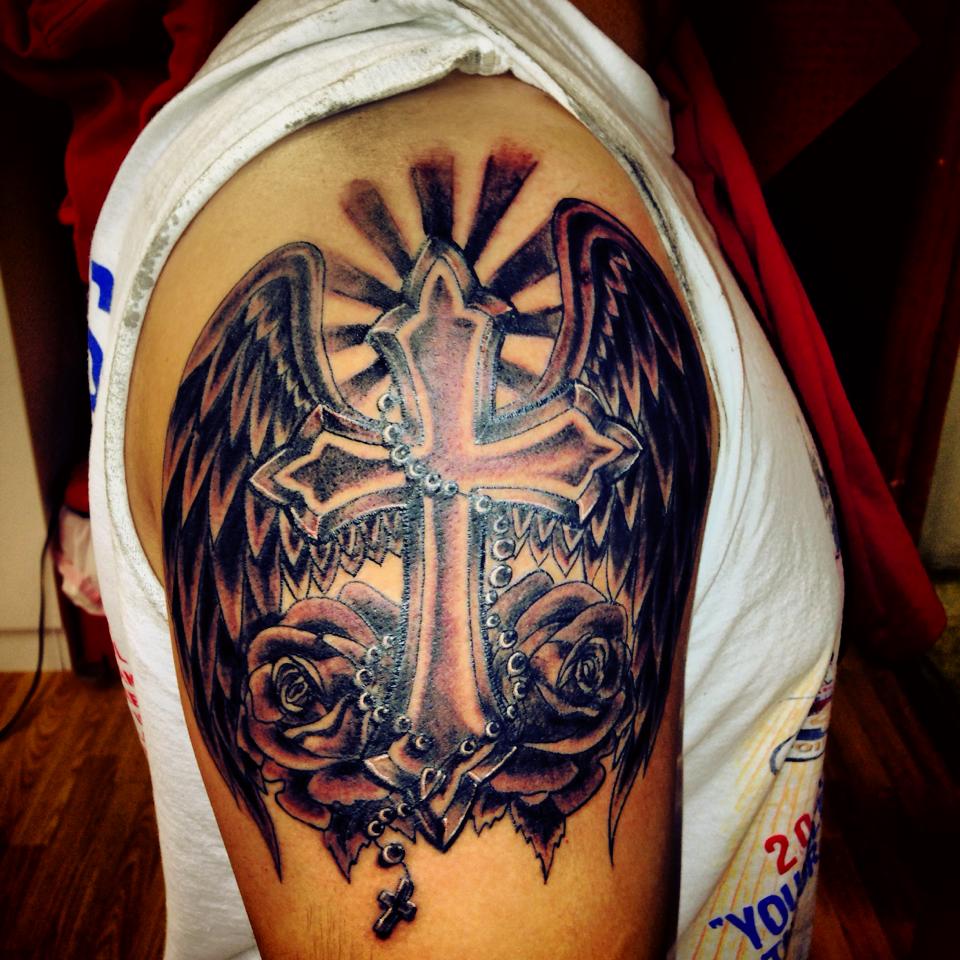20 Best Tribal Cross Tattoo Designs to Get Inspired